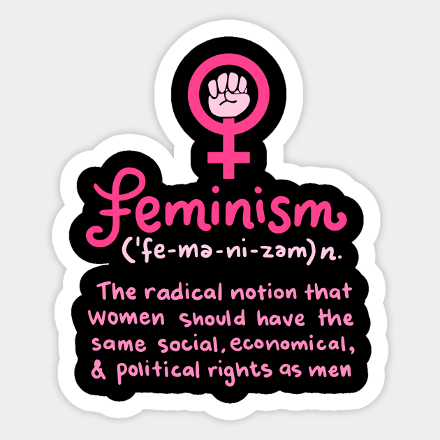 Political Flower Power Resist Feminism Definition Equality Feminist Sticker by CheesyB